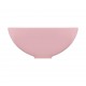 Prabangus praustuvas, matinis rožinis, 32,5x14cm, keramika