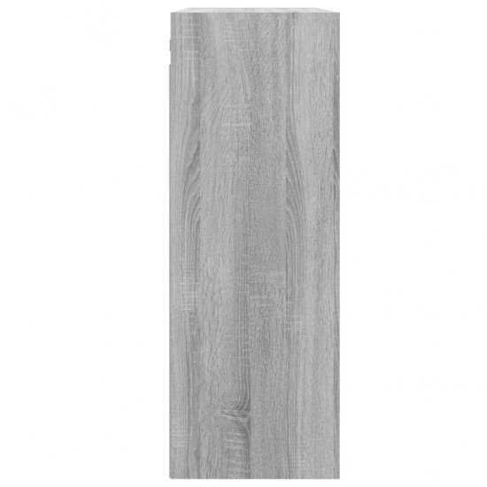Pakabinama sieninė spintelė, pilka ąžuolo, 69,5x32,5x90cm