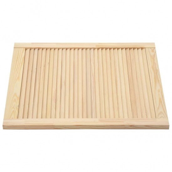 Žaliuzinės durelės, 4vnt., 69x59,4cm, pušies medienos masyvas