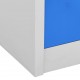 Persirengimo spintelė, pilka ir mėlyna, 90x45x92,5cm, plienas