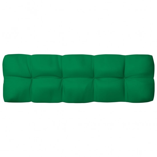 Pagalvėlės sofai iš palečių, 7vnt., žalios spalvos