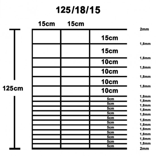 Sodo tvora, sidabrinės spalvos, 50x1,25m, galvanizuotas plienas