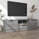 Televizoriaus spintelė, pilka ąžuolo, 140x35x40cm, mediena