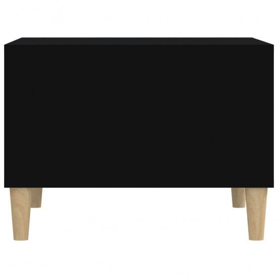 Kavos staliukas, juodas, 60x50x36,5cm, apdirbta mediena