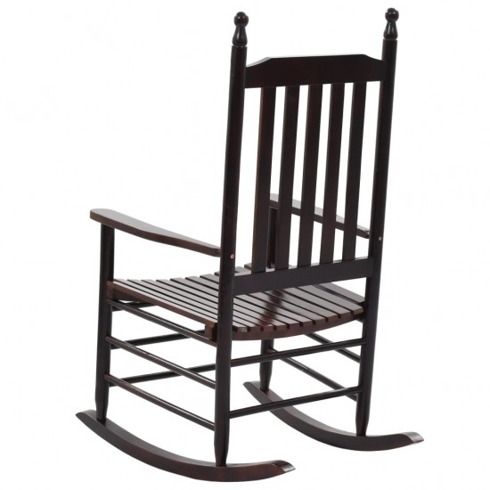 Supama kėdė su išlenkta sėdyne, ruda, tuopos mediena