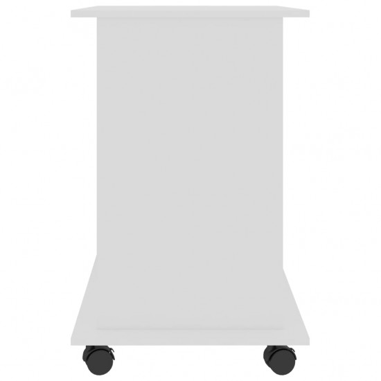 Kompiuterio stalas, baltas, 80x50x75cm, MDP