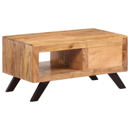 Kavos staliukas, 90x50x45cm, akacijos medienos masyvas