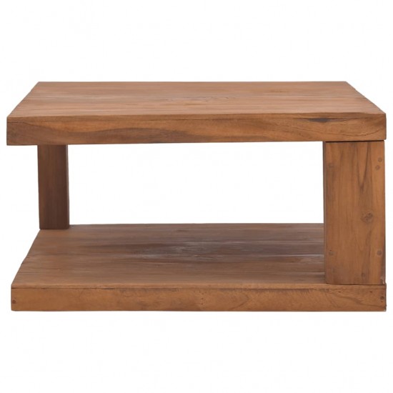 Kavos staliukas, 65x65x33cm, tikmedžio medienos masyvas