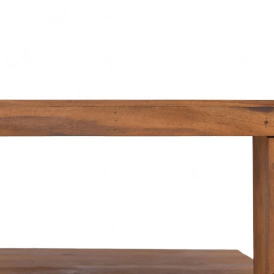 Kavos staliukas, 65x65x33cm, tikmedžio medienos masyvas
