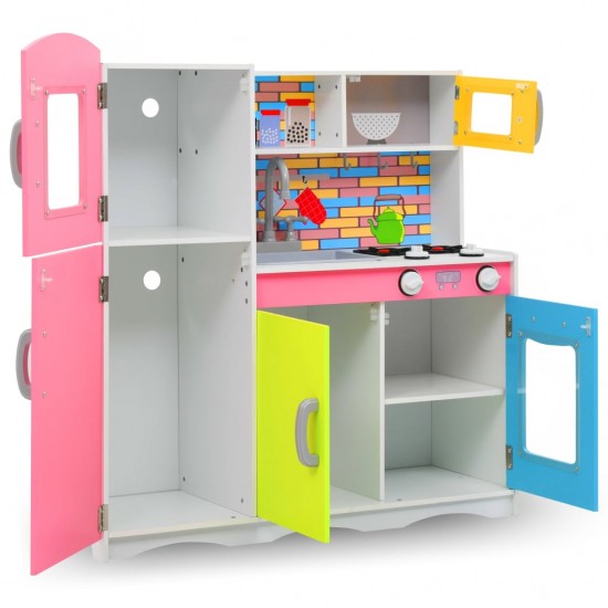 Vaikiška virtuvėlė, įvairių spalvų, 80x30x85cm, MDF