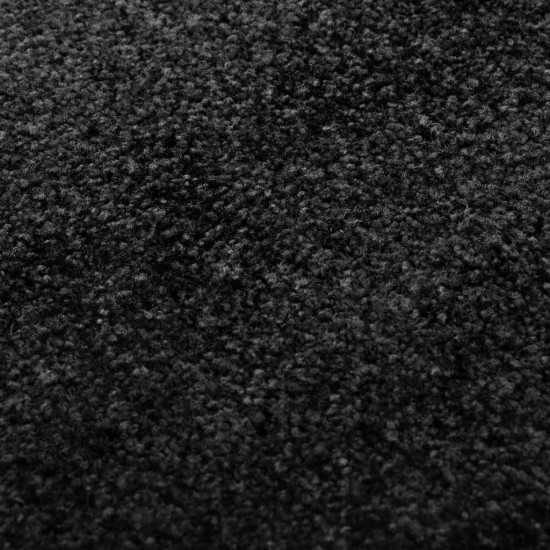 Durų kilimėlis, juodos spalvos, 90x120cm, plaunamas