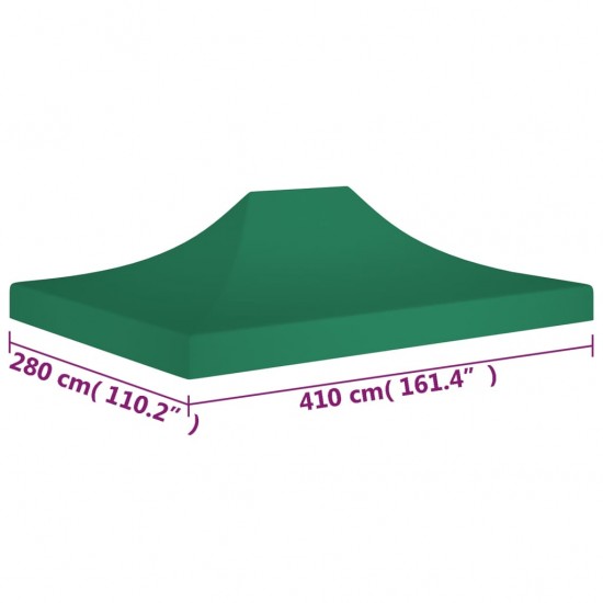 Proginės palapinės stogas, žalios spalvos, 4x3m, 270 g/m²