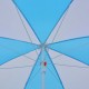 Paplūdimio skėtis, mėlynas ir baltas, 180 cm, audinys
