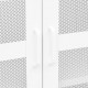 Sandėliavimo spintelė, balta, 70x40x115cm, metalas, pramoninė