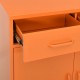 Sandėliavimo spintelė, oranžinė, 80x35x101,5cm, plienas