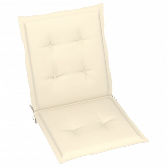 Sodo kėdės pagalvėlės, 2vnt., kreminės, 100x50x3cm, audinys