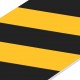 Sienų apsaugos, 6vnt., geltonos ir juodos, 50x10x2cm, EVA putos