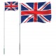 JK vėliava su stiebu, aliuminis, 5,55m