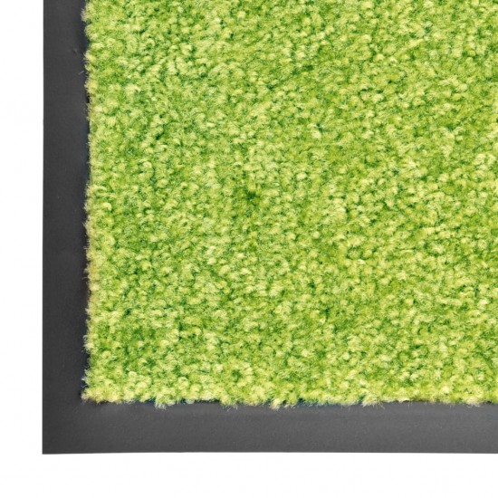 Durų kilimėlis, žalios spalvos, 90x120cm, plaunamas