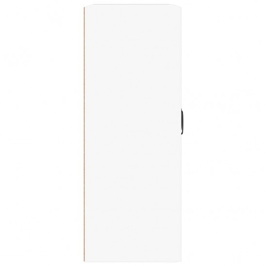 Pakabinama sieninė spintelė, baltos spalvos, 69,5x32,5x90cm