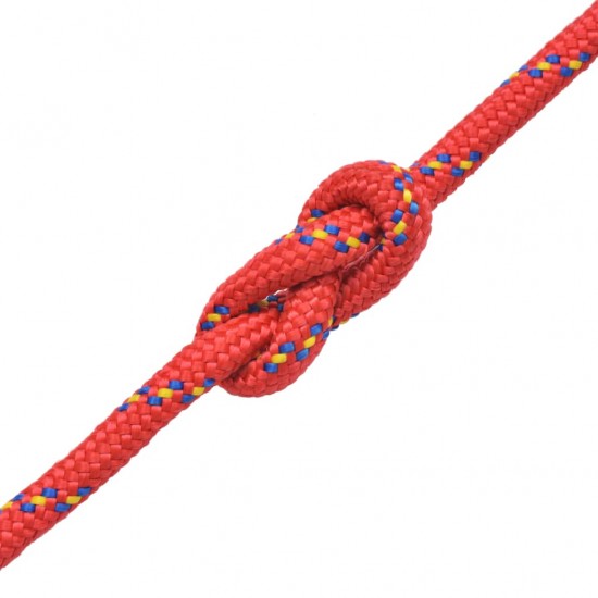 Jūrinė virvė, raudona, 250m, polipropilenas, 10mm