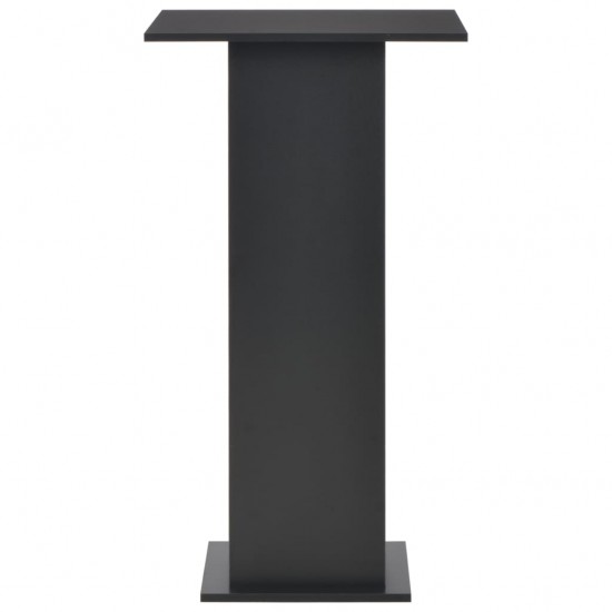Baro stalas, 60x60x110cm, juodas