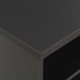 Baro stalas, 60x60x110cm, juodas