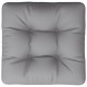 Paletės pagalvėlė, pilkos spalvos, 60x60x10cm, audinys