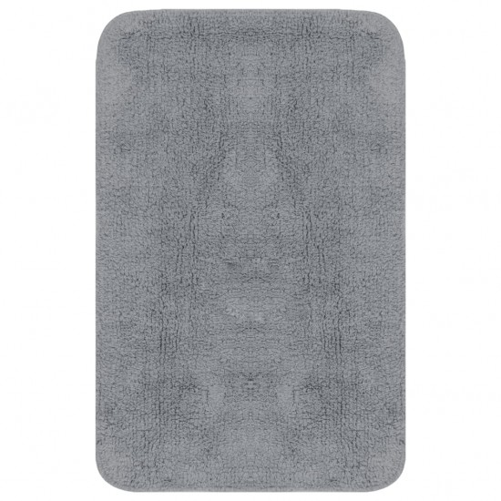 Vonios kilimėlių rinkinys, 2d., audinys, pilkas