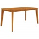 Sodo stalas, 160x90x75cm, akacijos medienos masyvas