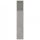 Galvūgalis-spintelė, betono pilkos spalvos, 220x18,5x104,5cm