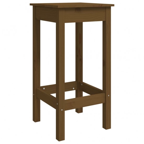 Baro kėdės, 2vnt., medaus rudos, 40x40x78cm, pušies masyvas