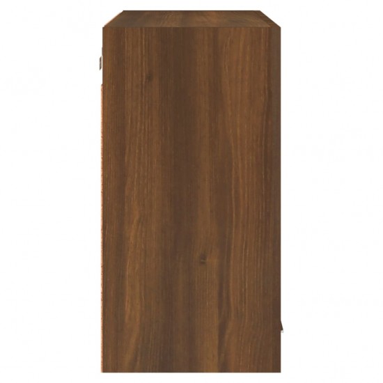 Pakabinama spintelė, ruda ąžuolo, 80x31x60cm, mediena