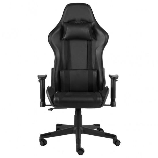 Pasukama žaidimų kėdė, juodos spalvos, PVC