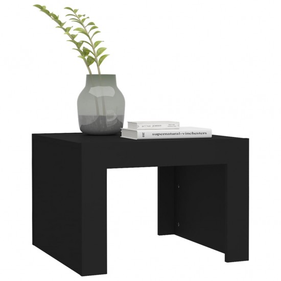 Kavos staliukas, juodos spalvos, 50x50x35cm, MDP