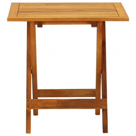 Baro stalas, 46x46x47cm, akacijos medienos masyvas
