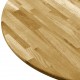 Stalviršis, masyvi ąžuolo mediena, apvalus, 23mm, 400mm