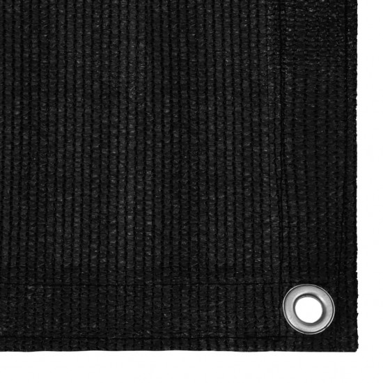 Palapinės kilimėlis, juodos spalvos, 400x600cm