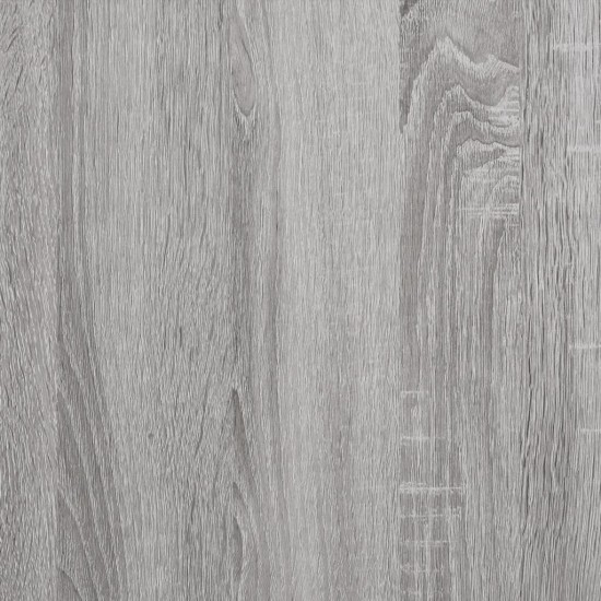 Sieninė spintelė, pilka ąžuolo, 102x30x20cm, apdirbta mediena
