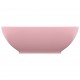 Prabangus praustuvas, matinis rožinis, 40x33cm, keramika