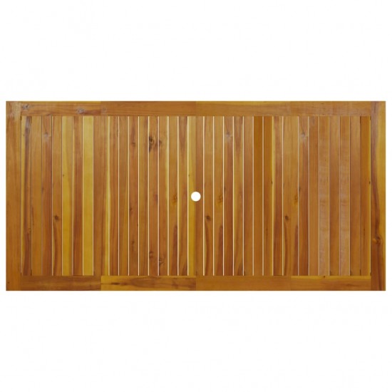 Sodo stalas, 200x100x74cm, akacijos medienos masyvas