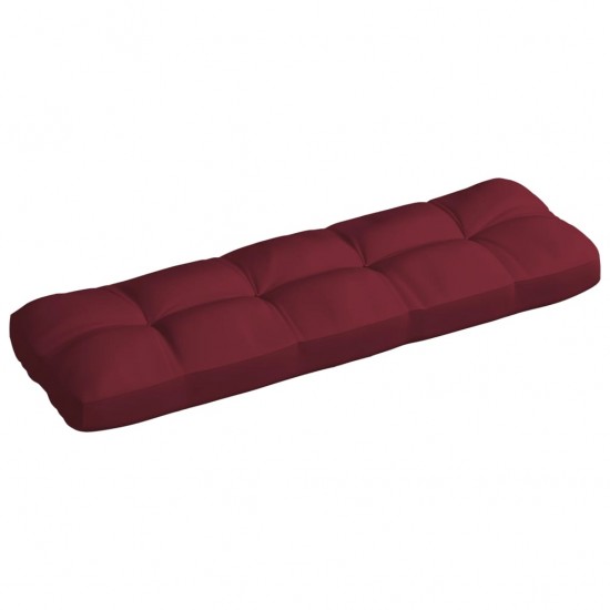 Paletės pagalvėlė, raudonojo vyno spalvos, 120x40x10cm, audinys