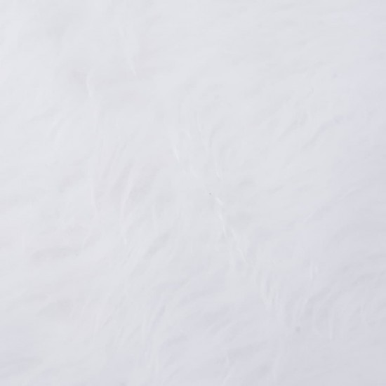 Kilimėlis po kalėdine eglute, baltas, 90cm, dirbtinis kailis