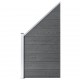 Tvoros rinkinys, pilkos spalvos, 1484x186cm, WPC