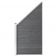 Tvoros rinkinys, pilkos spalvos, 1657x186cm, WPC