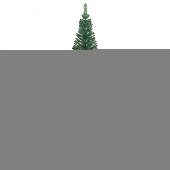 Dirbtinė Kalėdų eglutė su LED ir žaisliukais, žalia, 240cm, L