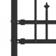 Sodo tvora su smailiomis viršūnėmis, juoda, 190cm, plienas