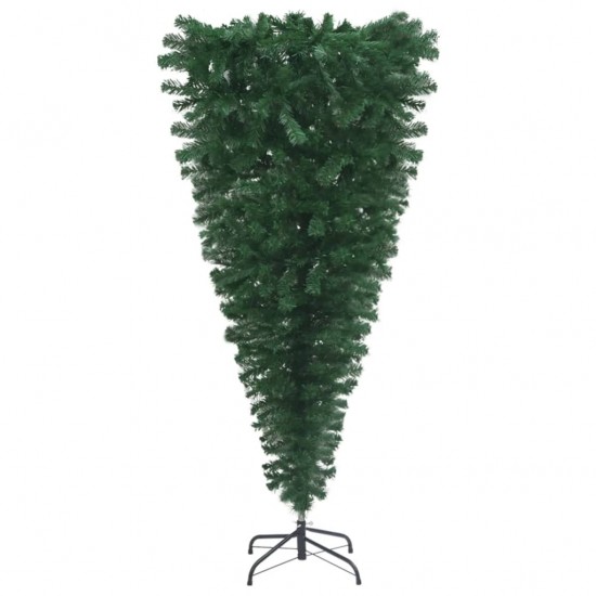Apversta dirbtinė Kalėdų eglutė su stovu, žalia, 150cm