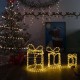 Kalėdų dekoracija dovanų dėžutės, 180 LED lempučių