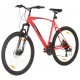 Kalnų dviratis, raudonas, 21 greitis, 26 colių ratai